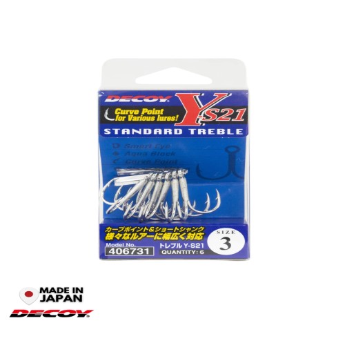 Decoy Y-S21 Treble Hook