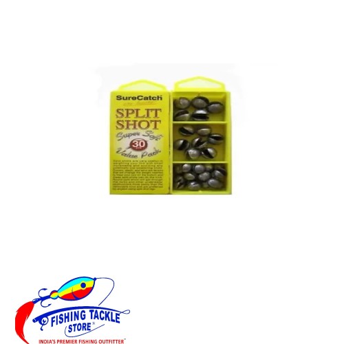 SureCatch - Supersoft Split Shot Sinker Assorted - Box