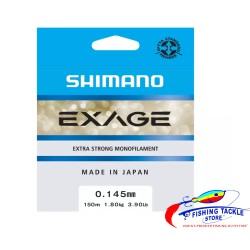 SHIMANO - EXAGE - STEEL GREY COLOR - MONOFILAMENT LINE - 150 METER SPOOL