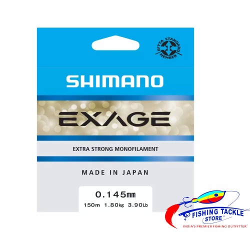 SHIMANO - EXAGE - STEEL GREY COLOR - MONOFILAMENT LINE - 150 METER SPOOL
