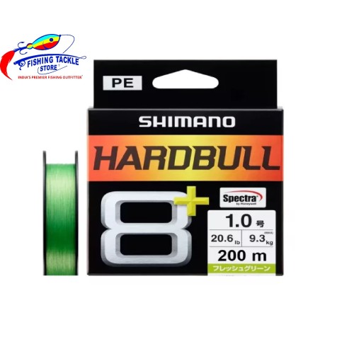SHIMANO - HARDBULL 8+ - 8 STRAND BRAID - 200 METERS - FRESH GREEN