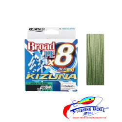 Owner Kizuna X8 Braid Line 150YDS/135 Meter 56118
