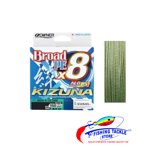 Owner Kizuna X8 Braid Line 150YDS/135 Meter 56118