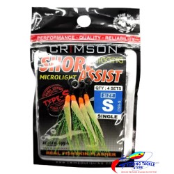 Crimson - Shore Jigging Single Assist Hook Set, Single