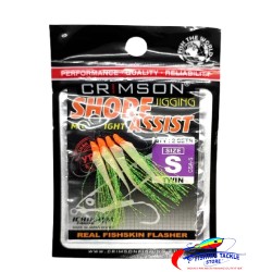 Crimson - Shore Jigging Twin Assist Hook Set