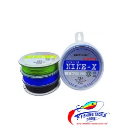 Crimson - Titanium Nine-X - 9 Strand Braid