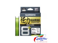 SHIMANO - KAIRIKI 8+ PE - 8 STRAND - 300 METERS - MANTIS GREEN – NEW