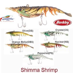 Berkley Shimma Shrimp power bait saltwater 2.55” 65mm