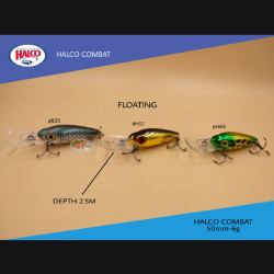 HALCO COMBAT MINNOW 50MM-6G