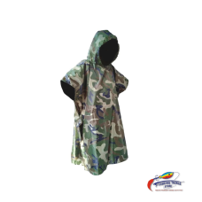 QUIPCO Equatorial Waterproof Trekking Rain Poncho - Camouflage