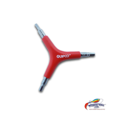 QUIPCO Bicycle Allen (Hex) Key Tool | 4/5/6mm | Red