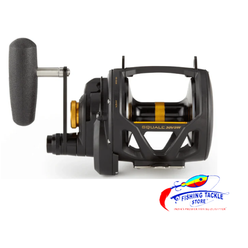 Penn Squall Lever Drag 2 - Speed Conventional Baitcasting Reel | Right-Handed | Trolling Reel | SQL-30-VSW Penn Squall Lever Drag 2 - Speed Conventional Baitcasting Reel | Right-Handed | Trolling Reel | SQL-30-VSW