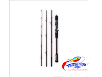 Pelagic Tribe - NOMAD CAST - V2 - PRO - TRAVEL ROD - BAITCASTING ROD - 4 PIECE EXTRA HEAVY