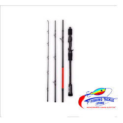 Pelagic Tribe - NOMAD CAST - V2 - PRO - TRAVEL ROD - BAITCASTING ROD - 4 PIECE EXTRA HEAVY Pelagic Tribe - NOMAD CAST - V2 - PRO - TRAVEL ROD - BAITCASTING ROD - 4 PIECE EXTRA HEAVY