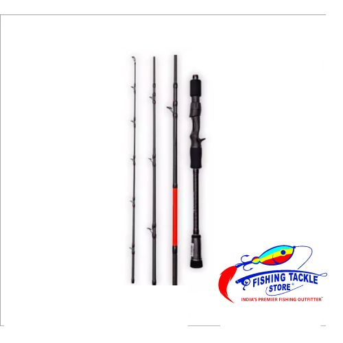 Pelagic Tribe - NOMAD CAST - V2 - PRO - TRAVEL ROD - BAITCASTING ROD - 4 PIECE MEDIUM HEAVY