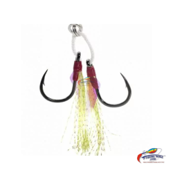MUSTAD J-Assist 4 Light Double Jigging Assist Rig