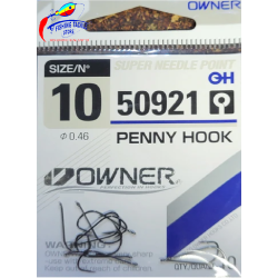 OWNER HOOK PENNY WITH EYE BLACK 50921 OWNER HOOK PENNY WITH EYE BLACK 50921