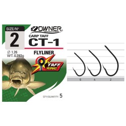 OWNER 53272 HOOK–CT 1 CARP TAFF WITH EYE