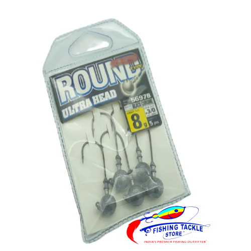Owner Round Type Ultra Head Jig Heads | 56978 | Black