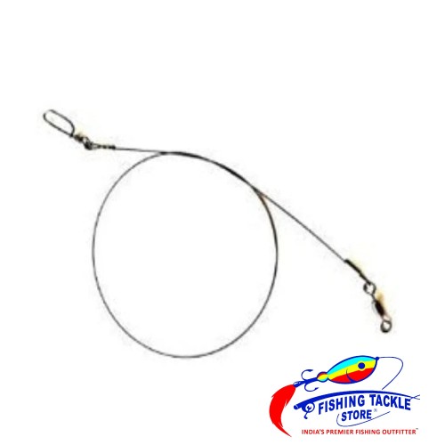 Cassan Premium Black Nylon Coated Metal Trace Wire | 36.2 - 68 Kg | 80 - 150 LB | 2 Pcs Per Pack