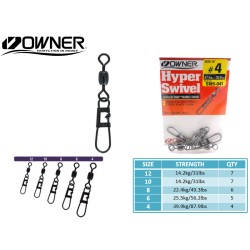 OWNER 5189 SNAGLESS SNAP WITH BARREL SWIVEL