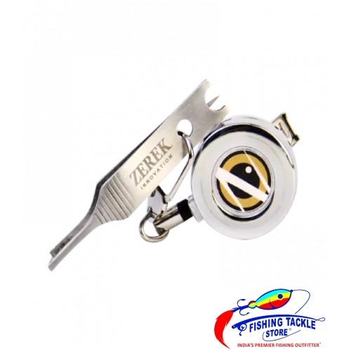 Zerek - Stainless Steel Split Ring Tweezers with retractable lanyard