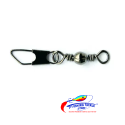 Mustad - MA022-BN Barrel Swivel And Snap Black Nickel Mustad - MA022-BN Barrel Swivel And Snap Black Nickel
